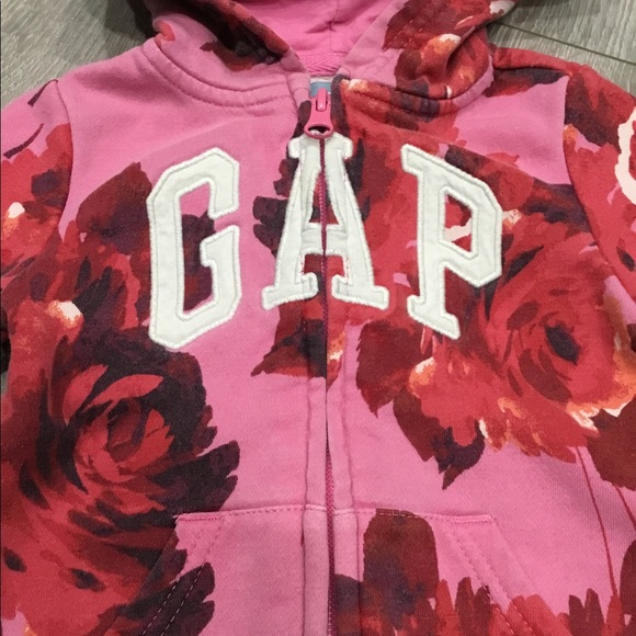Gap 2T floral sweatshirt - Picture 4 of 5